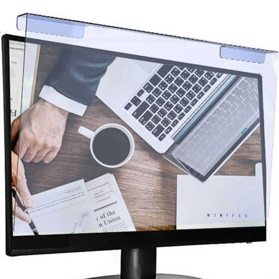 Screen Cover For 27 inch Desktop PC Computer Monitor (16:9 Aspect Ratio) - SuperGuardZ Anti Blue Light Blocking Screen Protector Frame, Eye Protection, Anti UV, Hanging Type Panel Cover