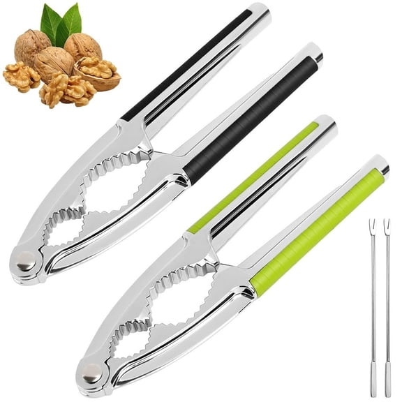 For 2PCS Nutcracker Set: Non-Slip Grip for Effortless Shelling of Nuts