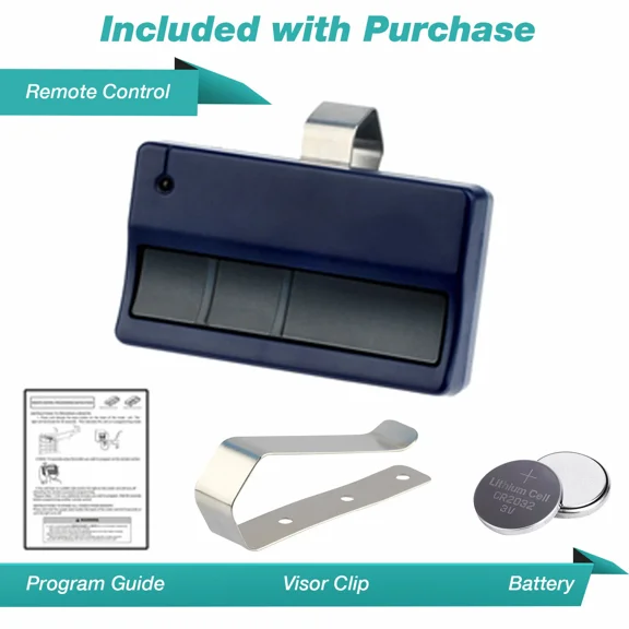 For 3 But 315Mhz Sears Craftsman 139.53753 Garage Door Opener Remote 373Lm