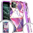 thumbnail image 1 of For 3 In 1 For Iphone 11 Pro Max 6.5 Marble Purple, 1 of 1