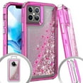 thumbnail image 1 of For 3 In 1 For Iphone 12 Pro Max 6.7 Glitter Motion Hot Pink, 1 of 1