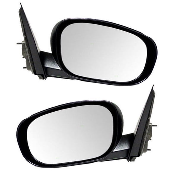 For 300 Charger Magnum Rear View Mirror Power Non-Heated Non-Fold Black PAIR SET