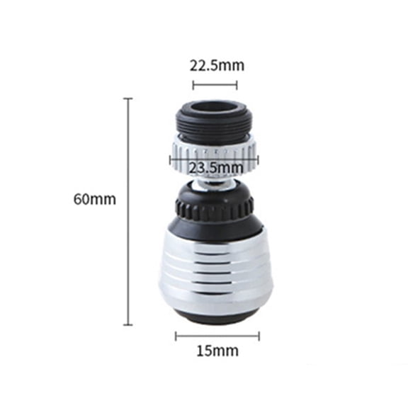 For 360 Rotate Swivel Water Saving Tap Aerator Faucet Nozzle Filter Kitchen YIWEI