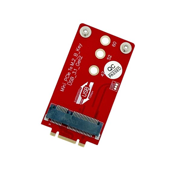 For 3G 4G 5G GSM LTE Module Mini PCIe Wireless Network Card to NGFF M.2 Key B+M Socket Card Adapter