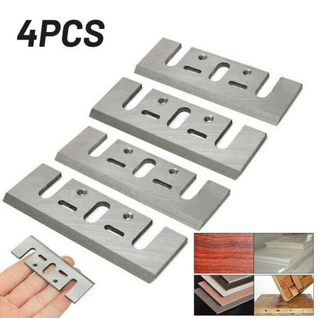 For 4 Pcs Electric Planer Spare Blades Replacement Accessories For-Makita 1900B Woodworking Power Tools Accessories