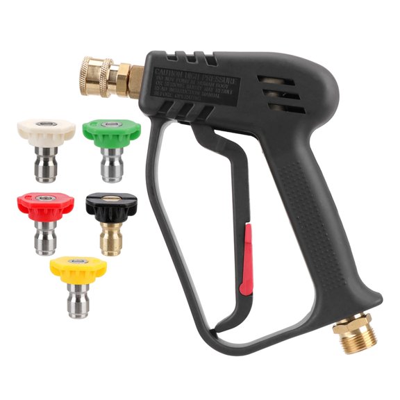 For 4000PSI High Pressure For Car Cleaning With 5 Quick Connect Cleaning Water Gun Color Nozzle Kit