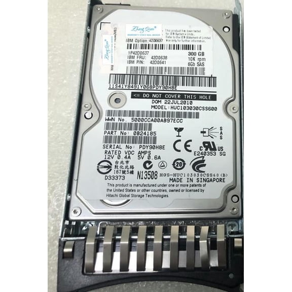 For 492620-B21 Server 300G 10K 2.5 493083-001