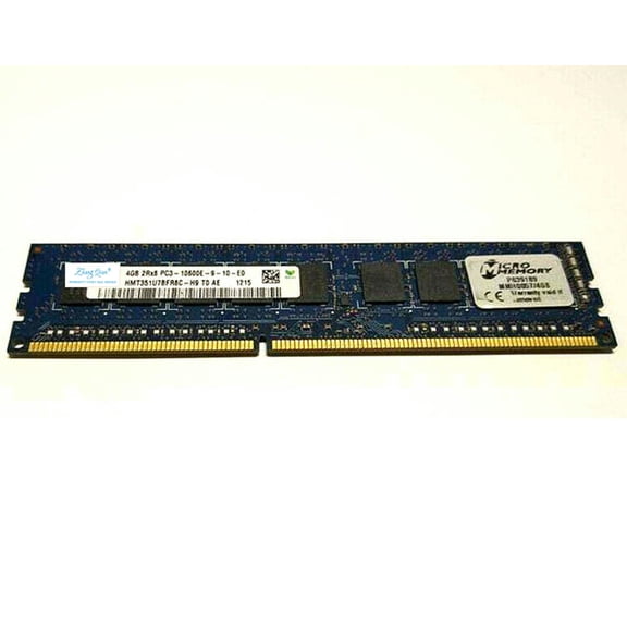 For 4GB 2RX8 PC3-10600E-9-10-E0 HMT351U7BFR8C-H9 4G