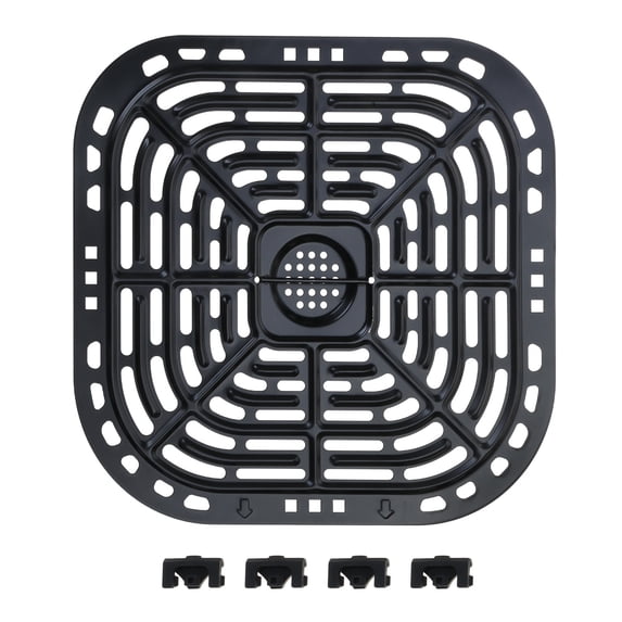 For 4QT Cooking Air Grills Tray Crisper Plate, Grade Stainless Steel, Easy To Cleans Accessory 7.3 Inch