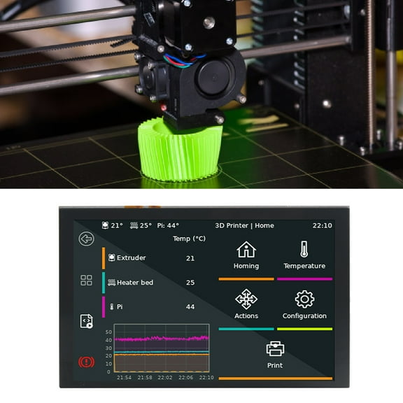 For 5 Inch Touchscreen Display Compatible With For RPi Board 800x480 DSI IPS LCD Display 5 Point Touch Capacitive Screen