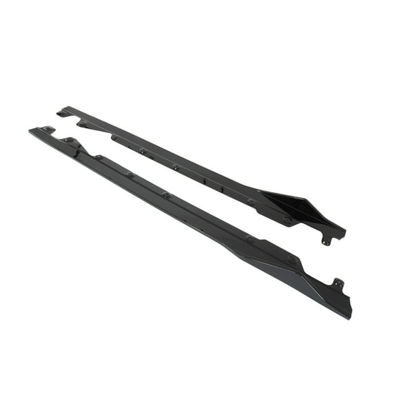 For 5 Series E60 M5 E61 2004-2010 Gloss Black Side Skirt Extention Lip