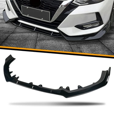 For 7th Nissan Altima 2019-2023 Front Bumper Lip Body Kit Lower Chin Spoiler Glossy Black