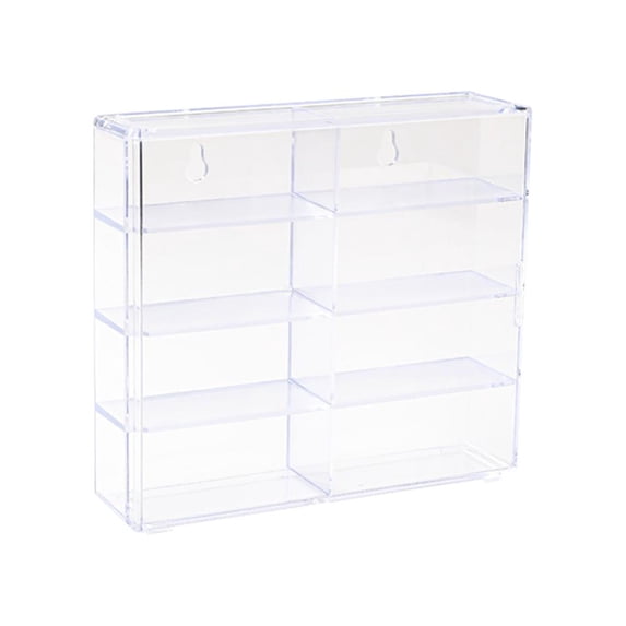 For 8 Wheels Car Model Toy Cabinet Rack Door 164 Acrylic Display Box Fast