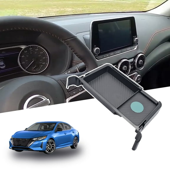 For 8 inch Screen 2020-2022 Nissan Sentra Center Console Dashboard Organizer Tray