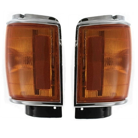 For 84 85 86 4Runner, Pickup Truck Corner Turn Signal Park Light Lamp Set Pair