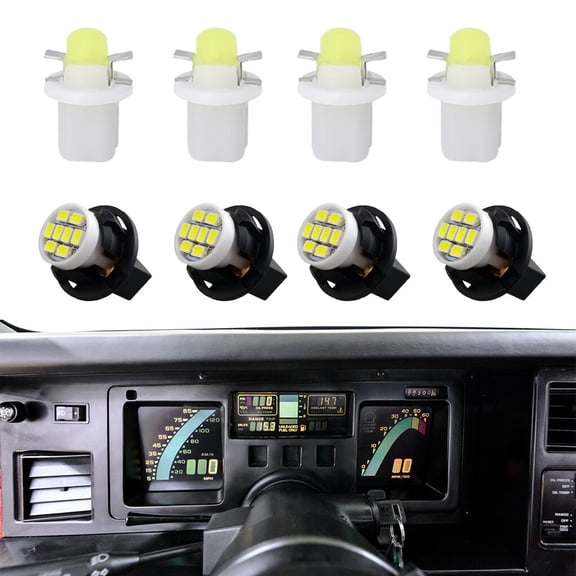 For 84-89 Corvette C4 Dash Digital Instrument Cluster White LED Bulbs Upgrade