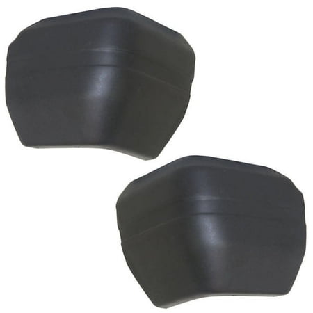 For 84-96 Cherokee Rear Bumper Extension End w/o-Tire Hole Left Right PAIR SET