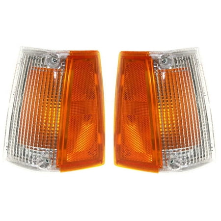 For 86-93 B-Series Pickup Truck Corner Turn Signal Park Light Lamp Set Pair
