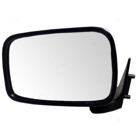 For 86-93 Mazda Pickup Truck Rear View Mirror Manual Black Foldinging Left Side