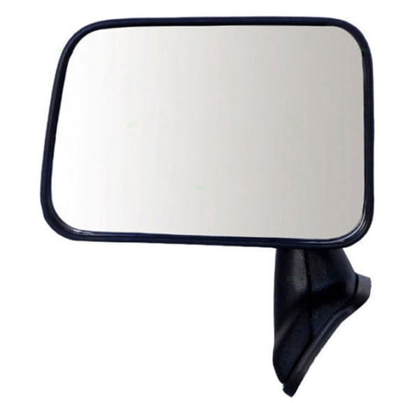 For 87-89 4Runner/Pickup Truck Rear View Mirror Manual Textured Black Left Side