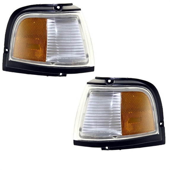For 87-96 Cutlass Ciera Corner Light Turn Signal Marker Lamp Left Right Set PAIR