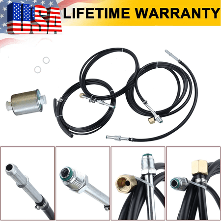 For 88-97 Chevrolet GMC C/K.Trucks GAS Tank to Engine Nylon Fuel Lines Kit