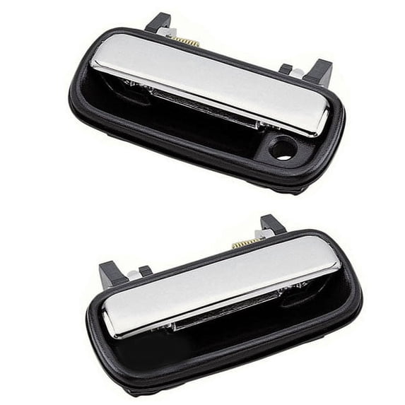 For 89-95 TY Truck 4Runner Front Chrome Outside Exterior Door Handle SET PAIR