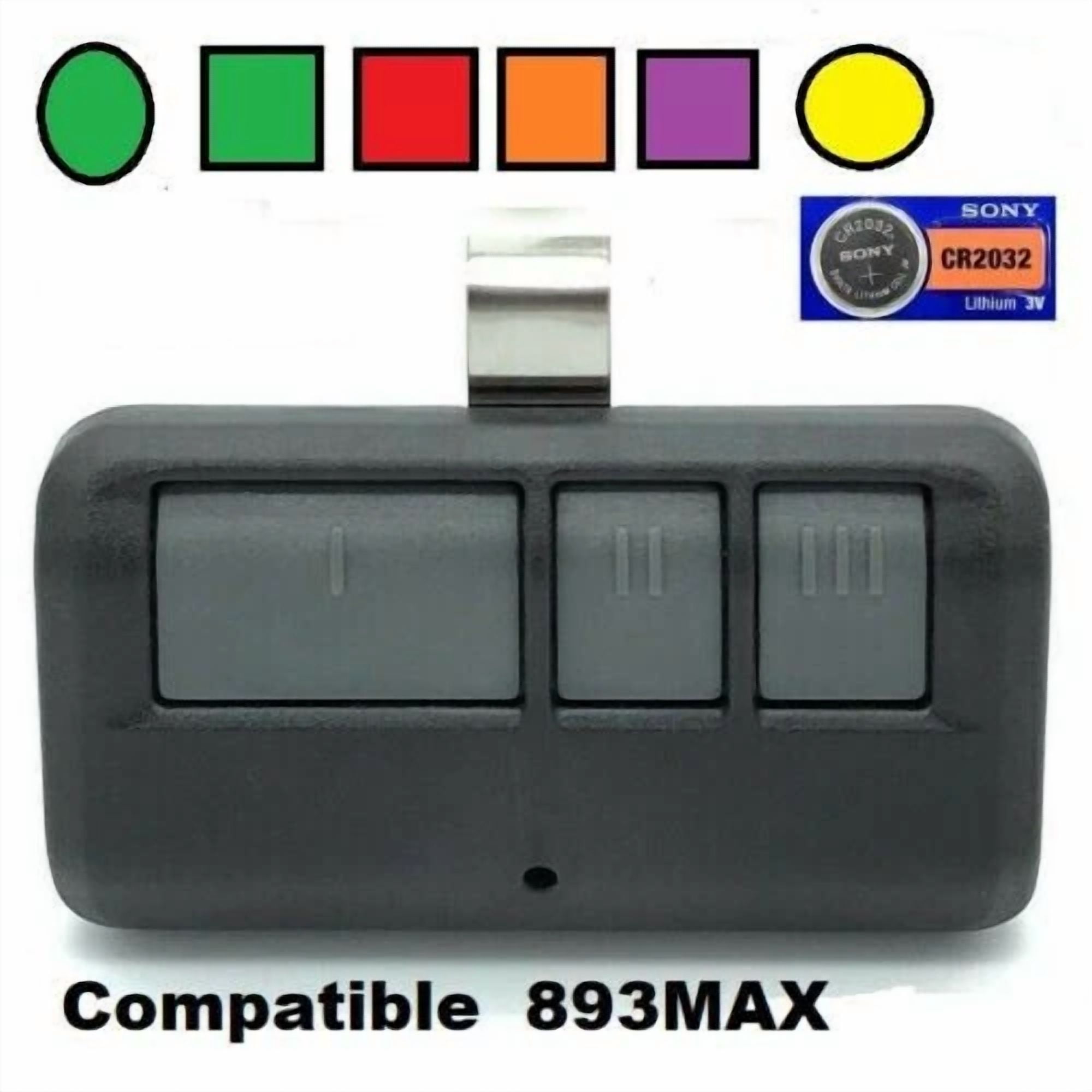 For 893Max Remote Garage Door Opener New Comp Liftmaster Craftsman Chamberlain