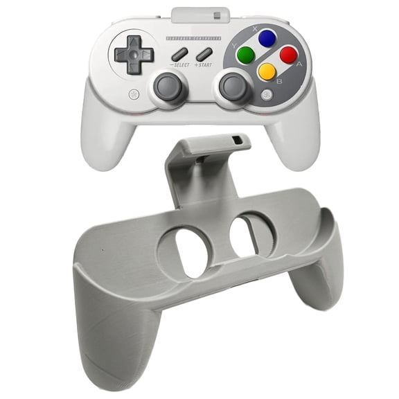 For 8BitDo SN30 Pro Handle Controller DIY Controller 3D Printed Grip Handle for 8BitDo SN30 Pro Holding Handle Ergonomic Design