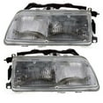 thumbnail image 1 of For 90-91 Civic & CRX Front Headlight Headlamp Head Light Lamp w/Bulb Set Pair, 1 of 5
