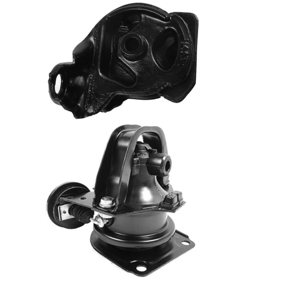 For 90-93 Honda Accord 2.2L Set 2PCS Rear & Transmission Mount 6587 6509 90 91 92 93