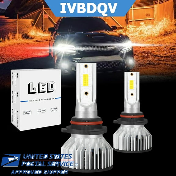 For 9005/HB3 LED Light Bulb, Super Bright LED Bulb , 2023 Upgrade Plug and Play HB3 Halogen Replacement ,Pack of 2