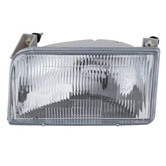 For 92-96 Bronco 92-97 F-Series Pickup Truck Headlight Headlamp w/Bulb Left Side