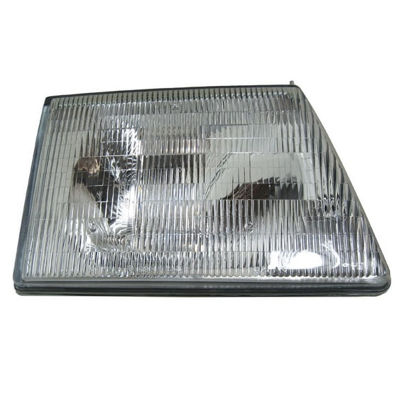 For 92-96 E-Series Econoline Van Headlight Headlamp Head Light w/Bulb Right Side