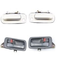 thumbnail image 1 of For 92-96 Toyota Camry 2 White Outside & 2 Gray Inside Door Handle 4PCS 92 93 94 95 96 DS395, 1 of 4