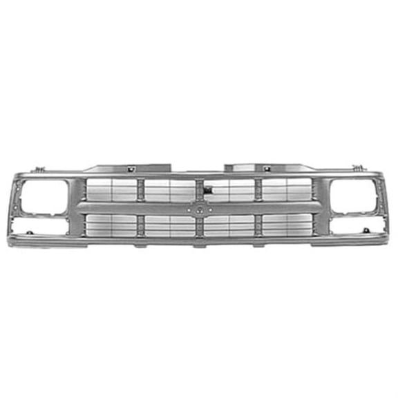 For 94-00 Chevy C/K Pickup Truck & Tahoe Front Grille Grill Assembly Silver Gray