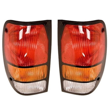 For 94-00 Mazda B-Series Pickup Truck Taillamp Rear Brake Light Lamp SET PAIR
