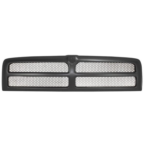 For 94-02 Ram Pickup Truck Front Grille Grill Assembly Black w/Honeycomb Insert