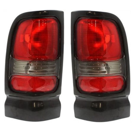 For 94-02 Ram Sport Pickup Truck Taillight Taillamp Brake Light Lamp SET PAIR