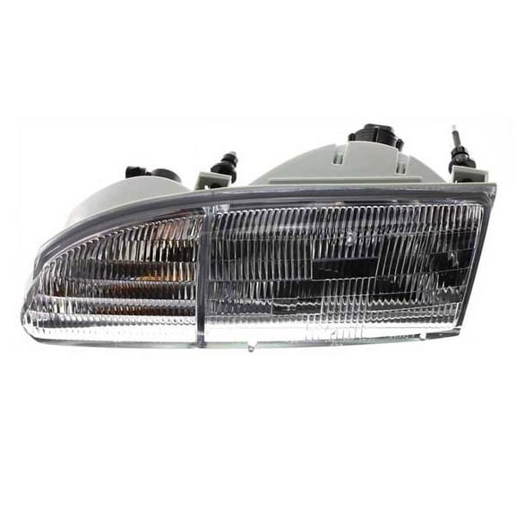 For 94-95 Tbird T-bird Headlight Headlamp Halogen Head Light w/Bulb Driver Side
