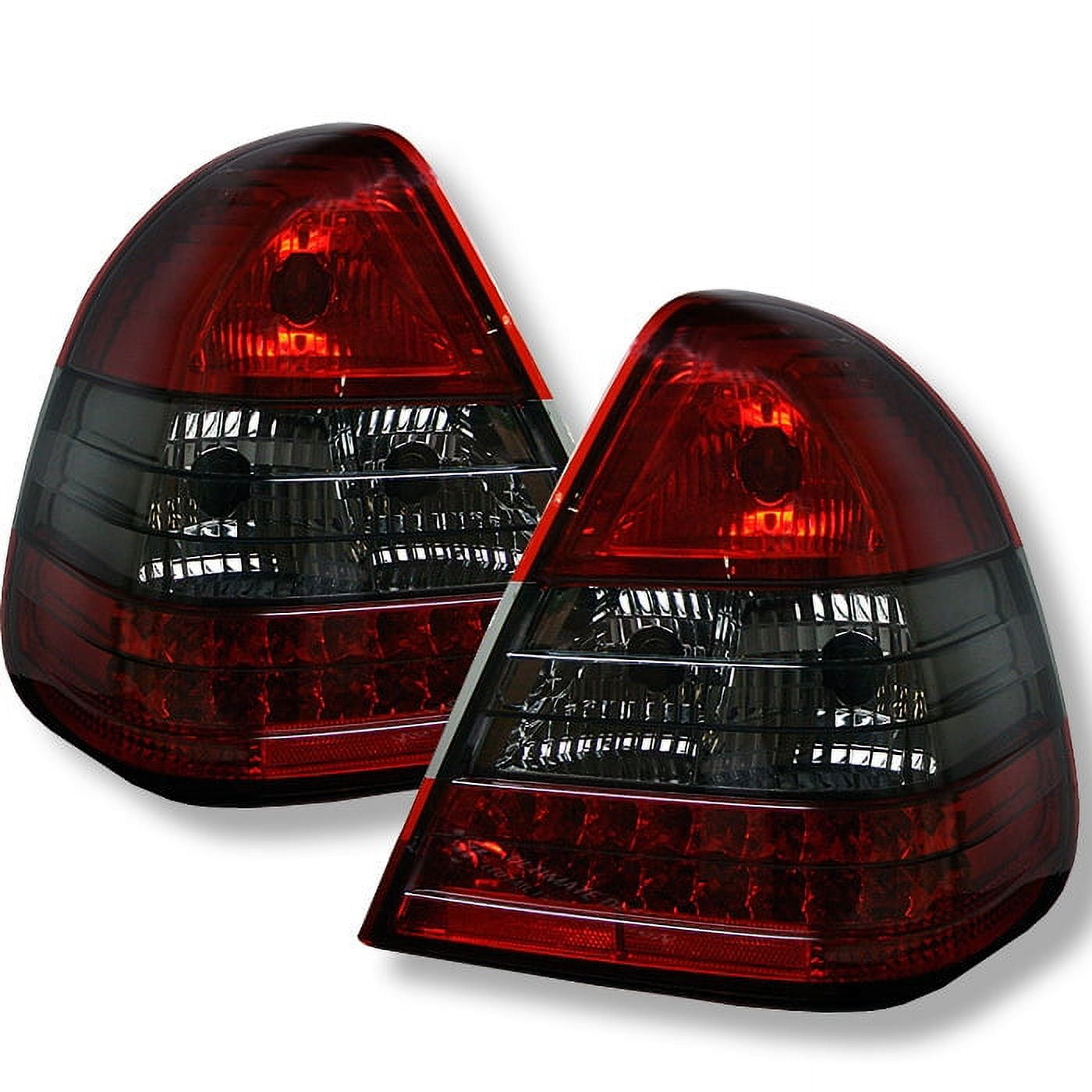 For 94-96 Mercedes Benz C220 W202 Sonar LED Tail Lights (Red/Smoke) YD ...