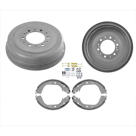 For 95-03 for Toyota 4 Wheel Drive for Tacoma 6 Stud Brake Drums Shoes & Springs 4pc