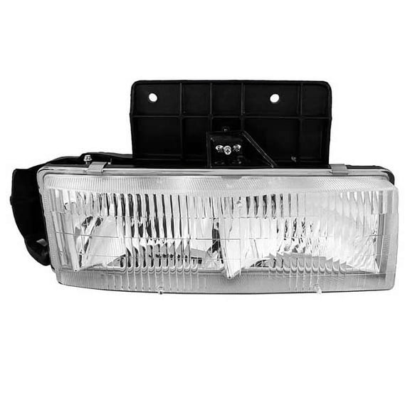 For 95-05 Astro/Safari Van Headlight Headlamp w/Mounting Panel & Bulb Right Side