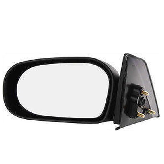 For 95-99 Tercel Rear View Mirror Manual Non-Folding Black Textured Driver Side