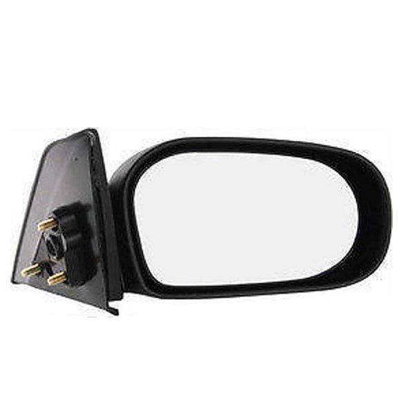For 95-99 Tercel Rear View Mirror Manual Non-Folding Black Textured Right Side