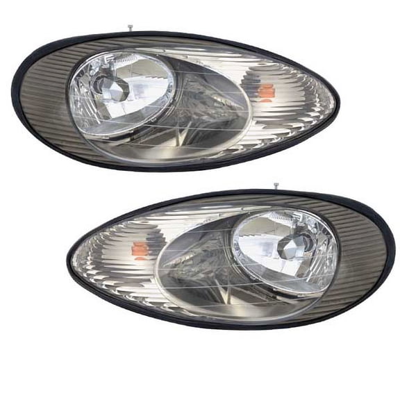 For 96 97 98 99 Sable Headlight Headlamp Front Head Light Lamp w/Bulb PAIR SET