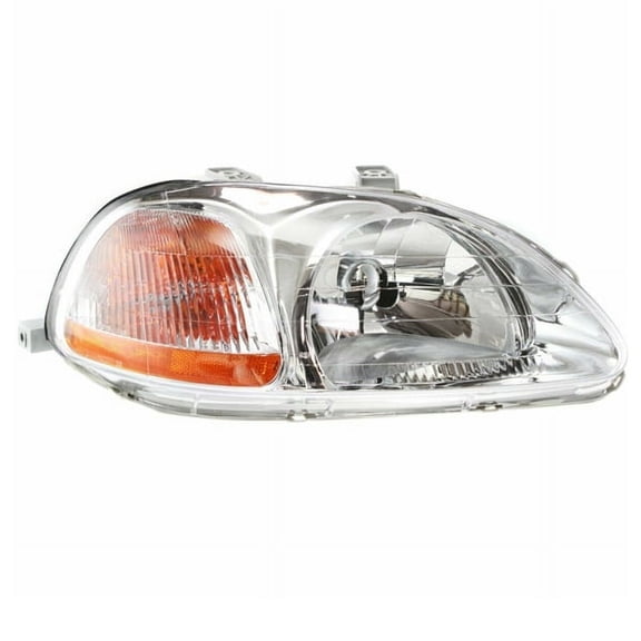 For 96-98 Civic Halogen Headlight Headlamp Head Light Lamp w/o Bulb Right Side