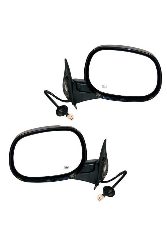 For 97-00 Dakota Truck/98-00 Durango Rear View Mirror Power Non-Heated SET PAIR