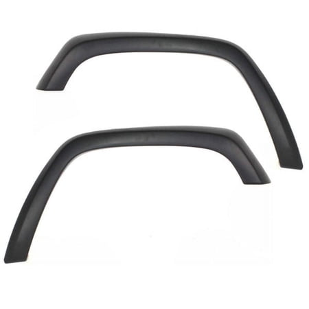 For 97-01 Cherokee Front Fender Flare Wheel Opening Molding Trim Arch SET PAIR
