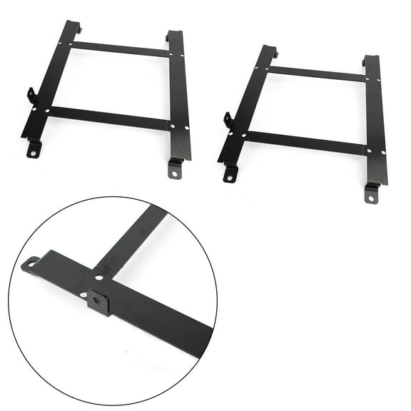For 97-04 Corvette C5 2X Low Mount Racing Bucket Seat Base Tensile Steel Bracket